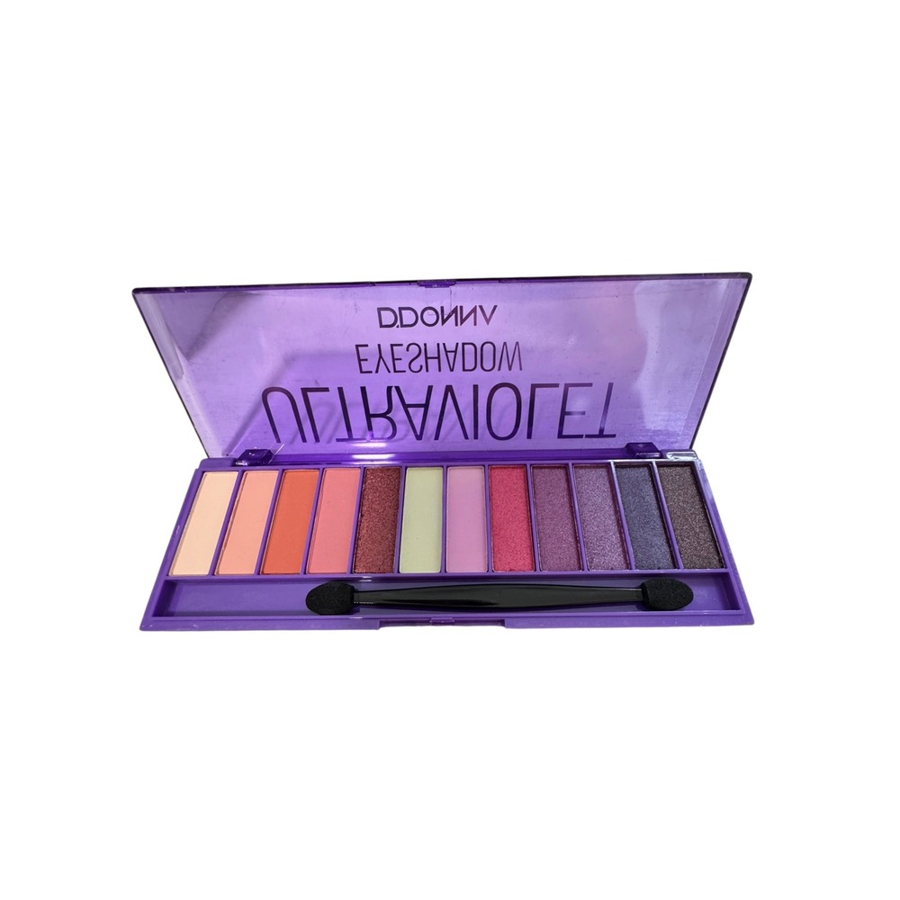 DDonna Ultraviolet Eyeshadow Palette 12 Shades Matte Shimmer Purple 11186B
